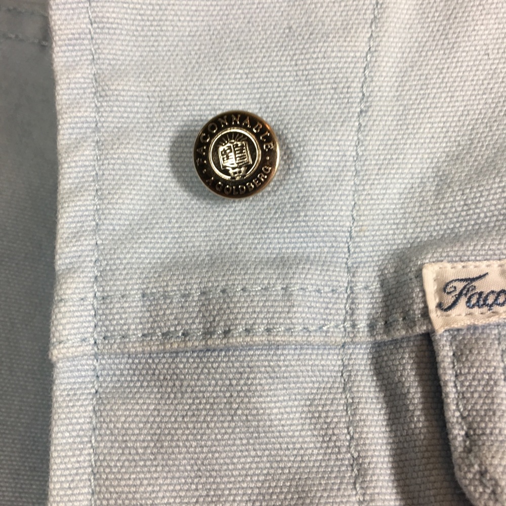 Faconnable Women Blue Denim Jacket Sz. S - Picture 6 of 6